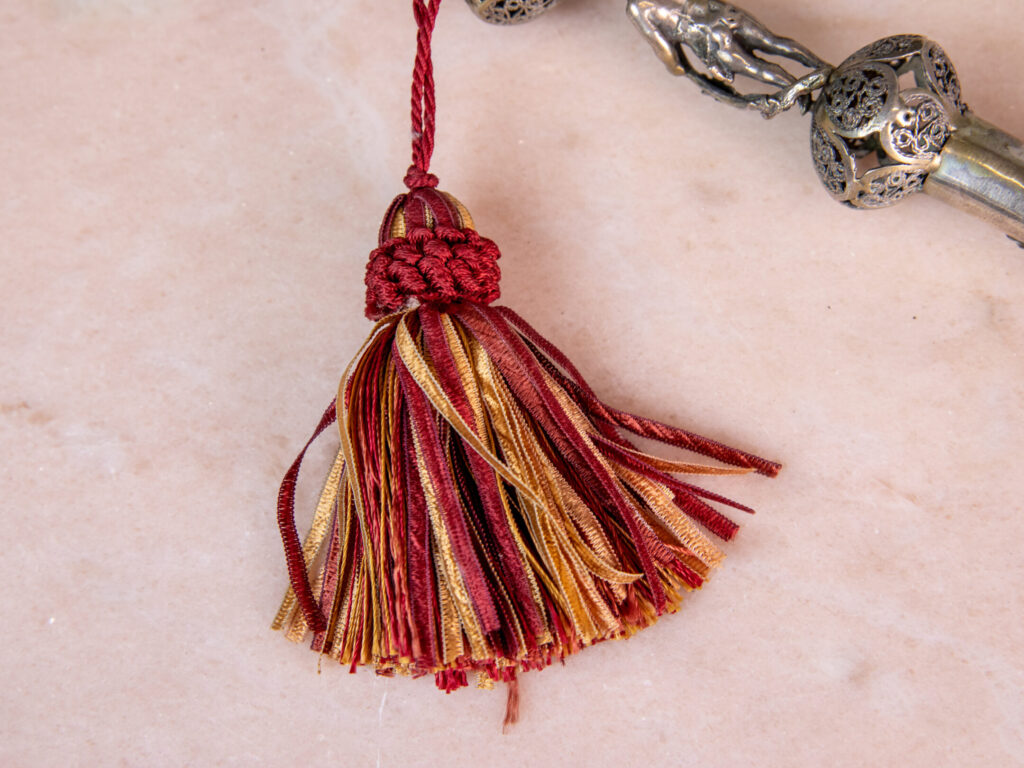 Антикварна срібна указка (яд) для читання Тори