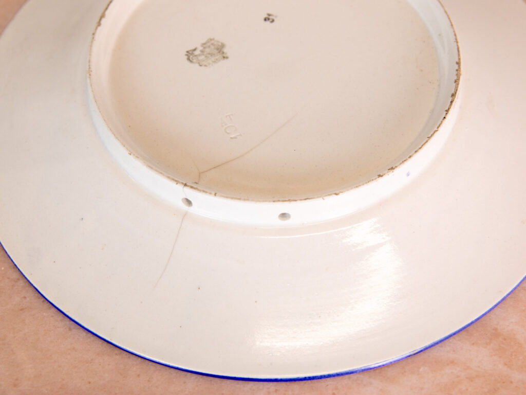 Вінтажний набір: вази та кашпо з підставкою «Pivoines», Gien