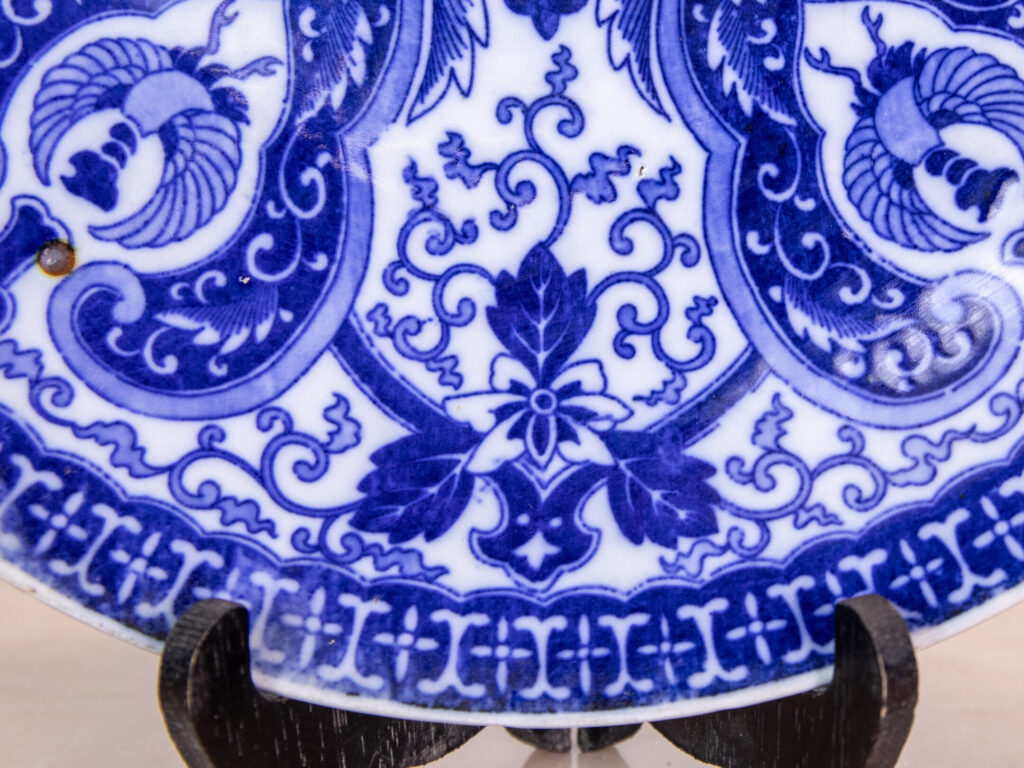 BN4A7174 Антикварна порцелянова тарілка Igezara в стилі Імарі