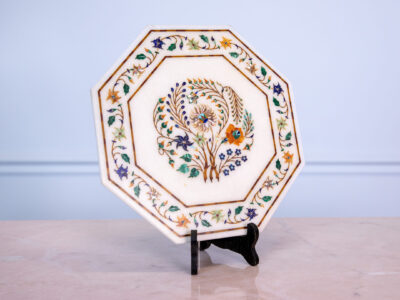 Вінтажна підставка з флорентійською мозаїкою (Pietra dura)