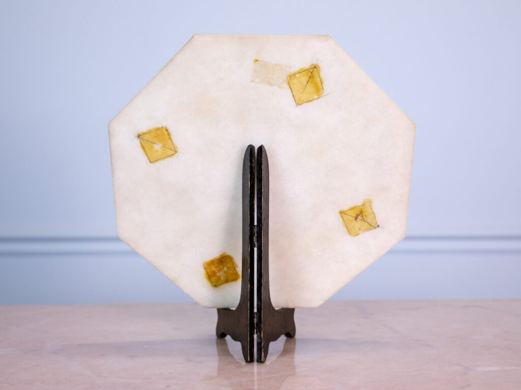 BN4A7209 Вінтажна підставка з флорентійською мозаїкою (Pietra dura)