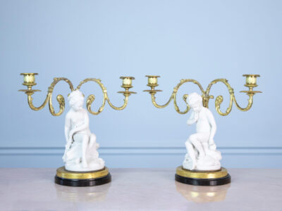 Антикварні канделябри «Амур та Психея»