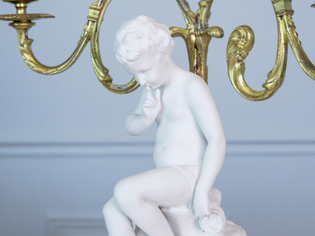 Антикварні канделябри «Амур та Психея»