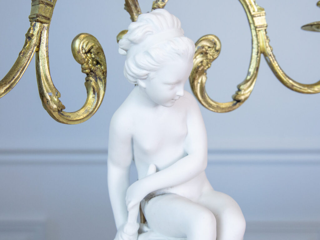 Антикварні канделябри «Амур та Психея»