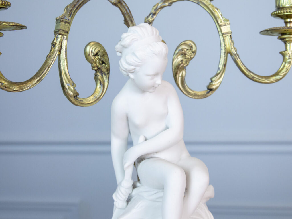 Антикварні канделябри «Амур та Психея»