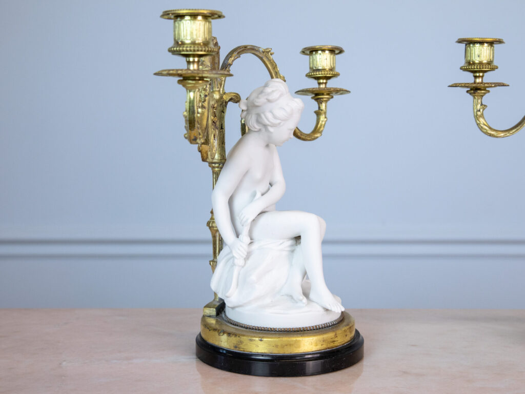 Антикварні канделябри «Амур та Психея»