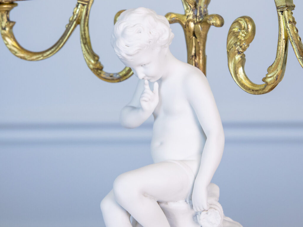 Антикварні канделябри «Амур та Психея»