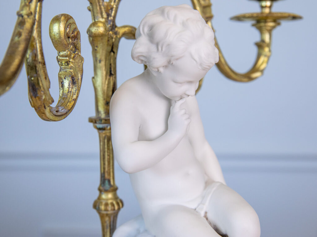 Антикварні канделябри «Амур та Психея»