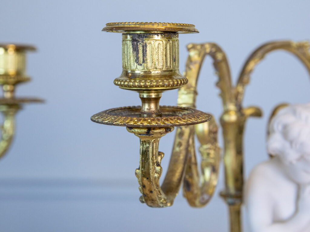 Антикварні канделябри «Амур та Психея»