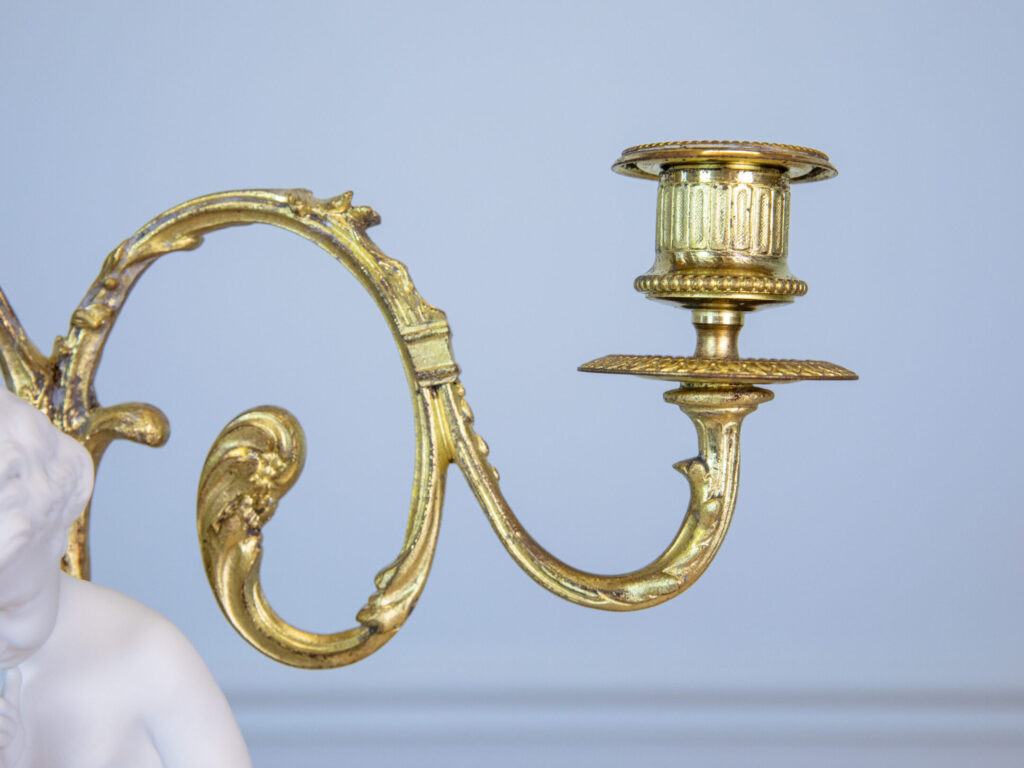 Антикварні канделябри «Амур та Психея»