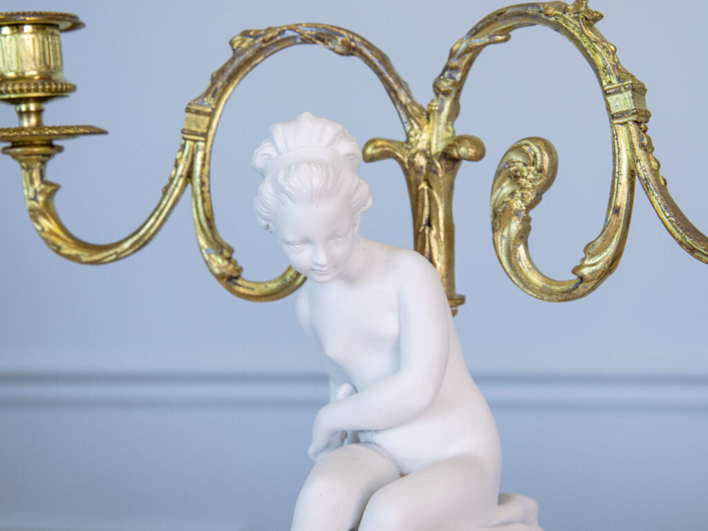 Антикварні канделябри «Амур та Психея»