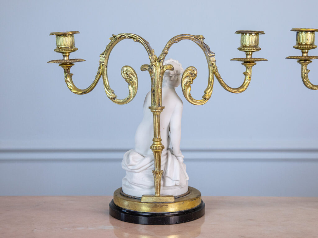 Антикварні канделябри «Амур та Психея»