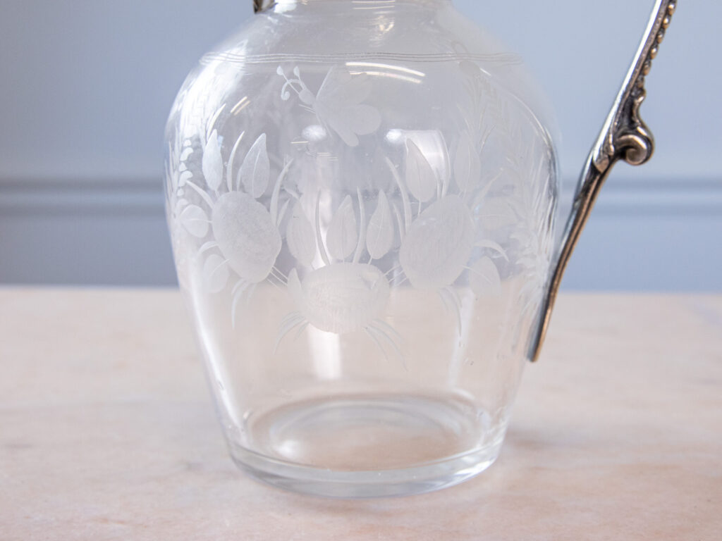 Антикварний графин з посрібленою оправою, Armand Frenais