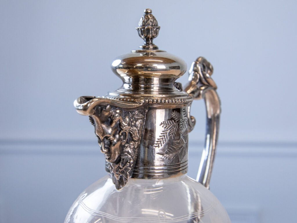 Антикварний графин з посрібленою оправою, Armand Frenais