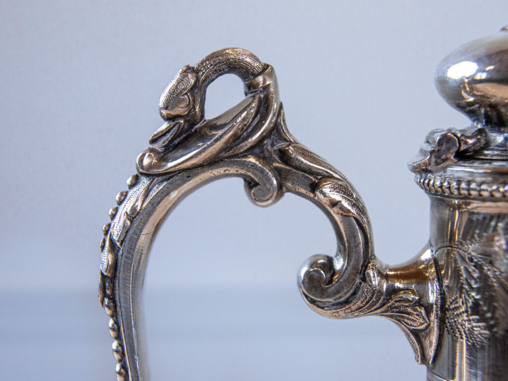 Антикварний графин з посрібленою оправою, Armand Frenais