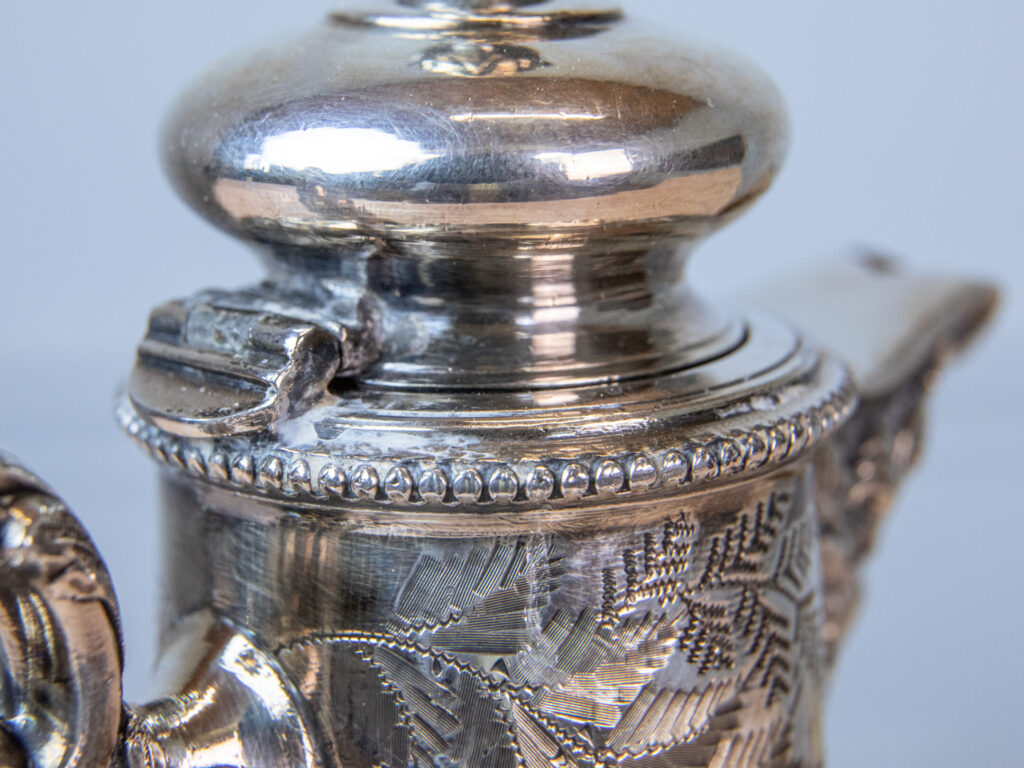 Антикварний графин з посрібленою оправою, Armand Frenais