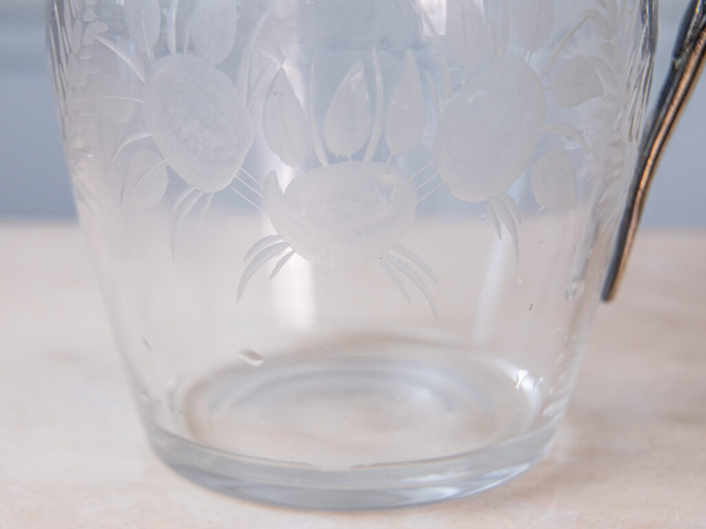 Антикварний графин з посрібленою оправою, Armand Frenais