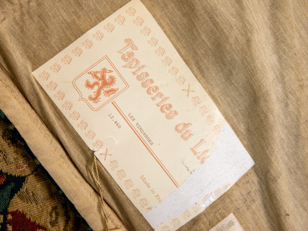 Вінтажний гобелен «Збір винограду»