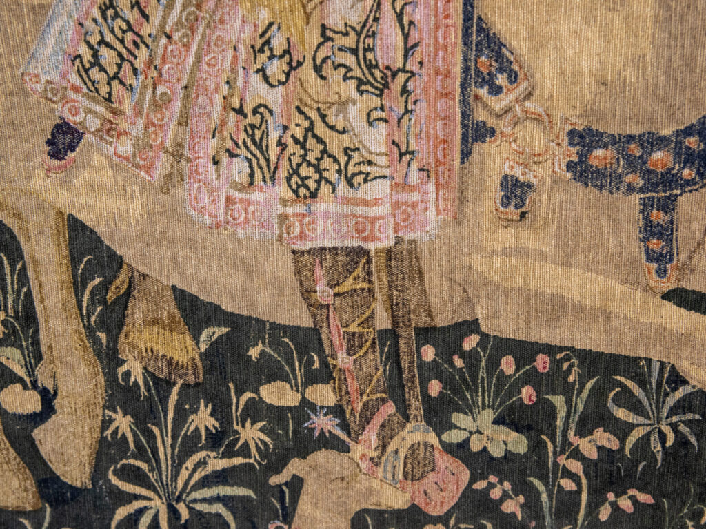 Вінтажний гобелен «Виїзд на полювання»