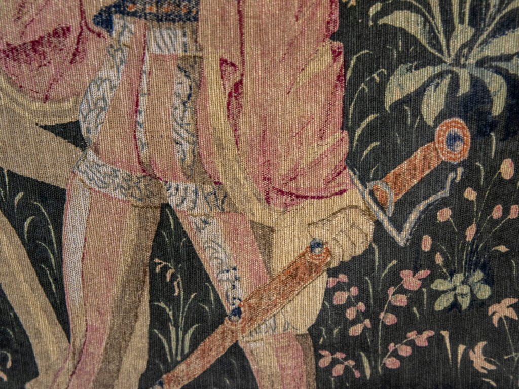 Вінтажний гобелен «Виїзд на полювання»