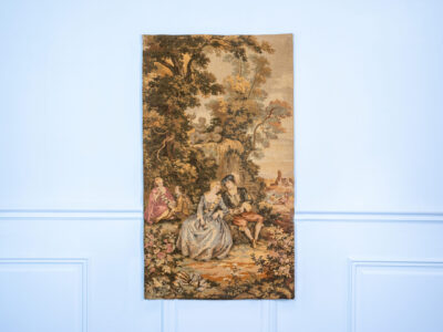 BN4A7723 Вінтажний гобелен з галантною сценою