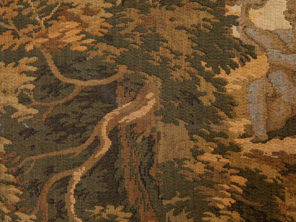 Вінтажний гобелен з галантною сценою