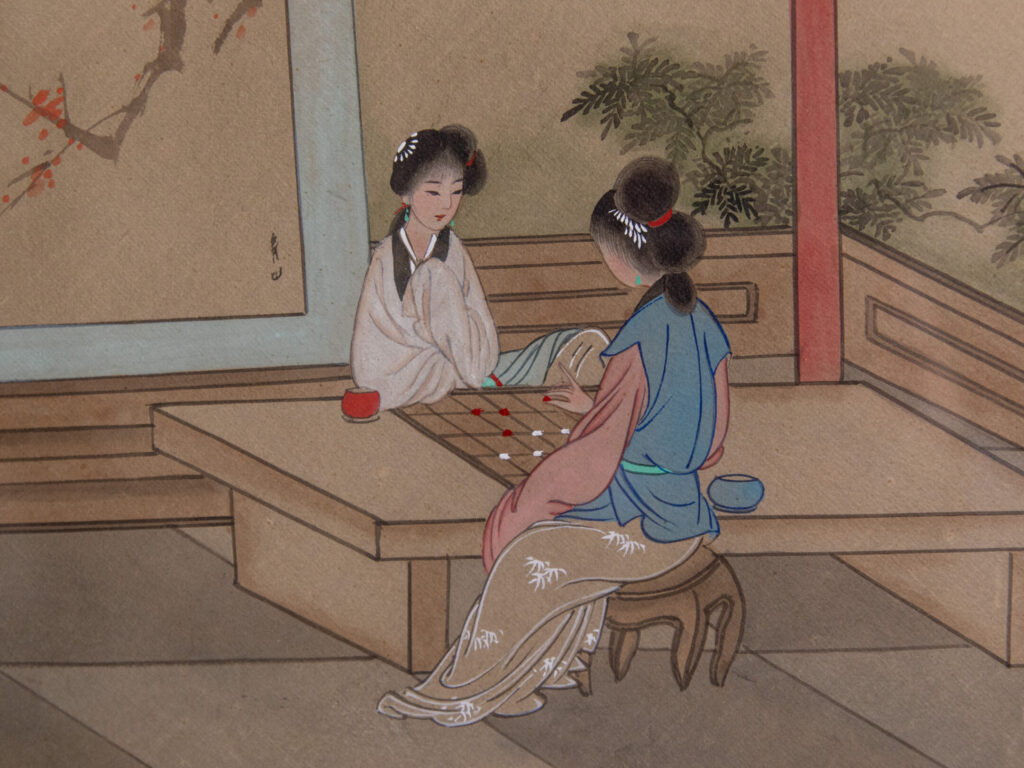 BN4A7882 Антикварні картини в східному стилі