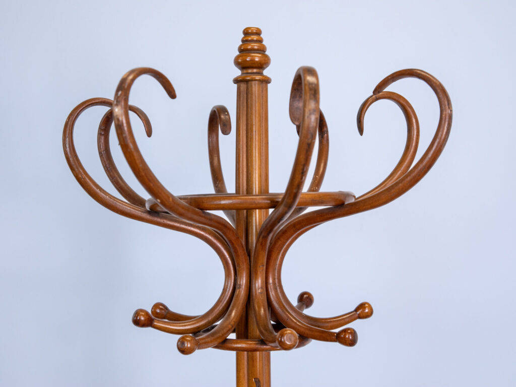 Антикварна підлогова вішалка в стилі Thonet