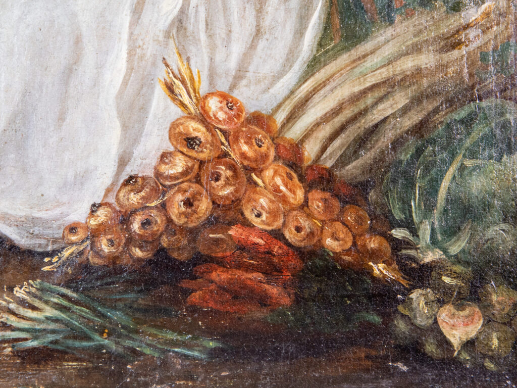 Антикварний живопис «Гарна кухарка»