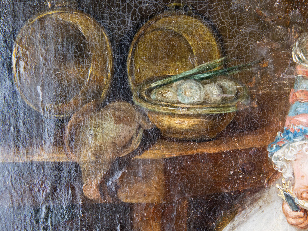 Антикварний живопис «Гарна кухарка»