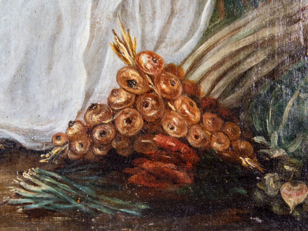 Антикварний живопис «Гарна кухарка»