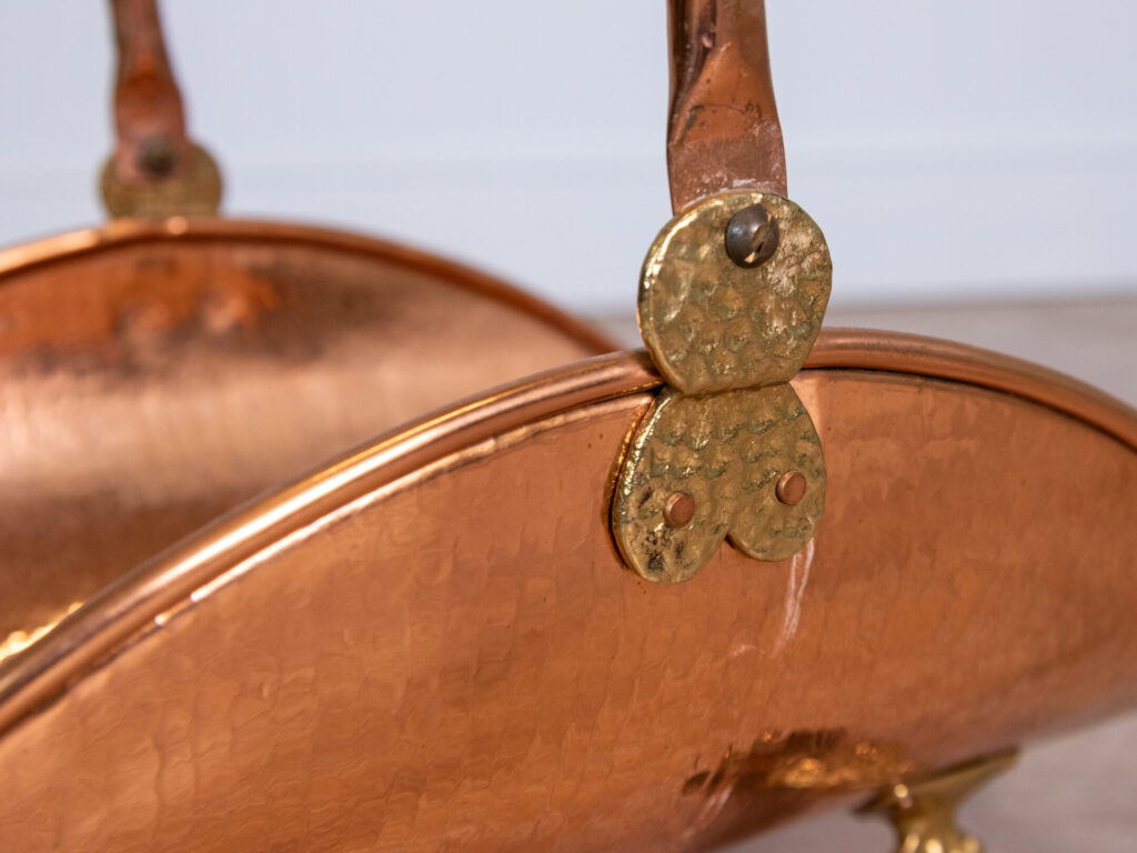 Антикварная корзина для дров