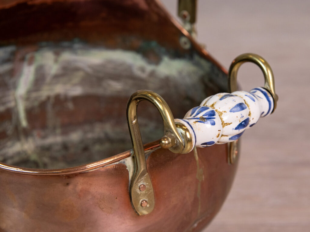 Антикварне мідне відро для вугілля