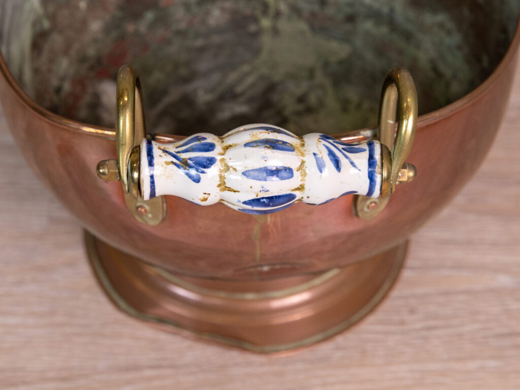 Антикварне мідне відро для вугілля