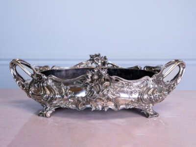 Антикварне посріблене кашпо, Victor Saglier