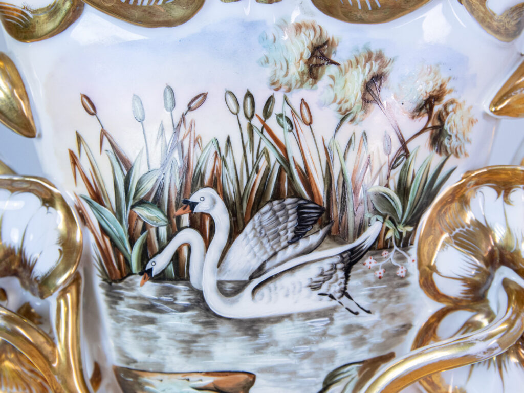 Антикварная ваза Vieux Paris