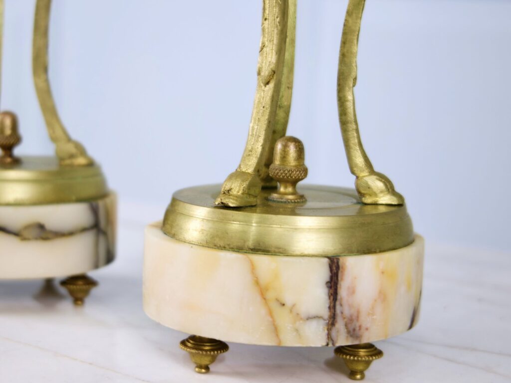 Пара антикварних касолет у стилі Людовика XVI