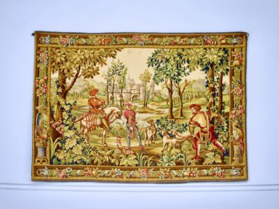 Вінтажний гобелен «Повернення з полювання»