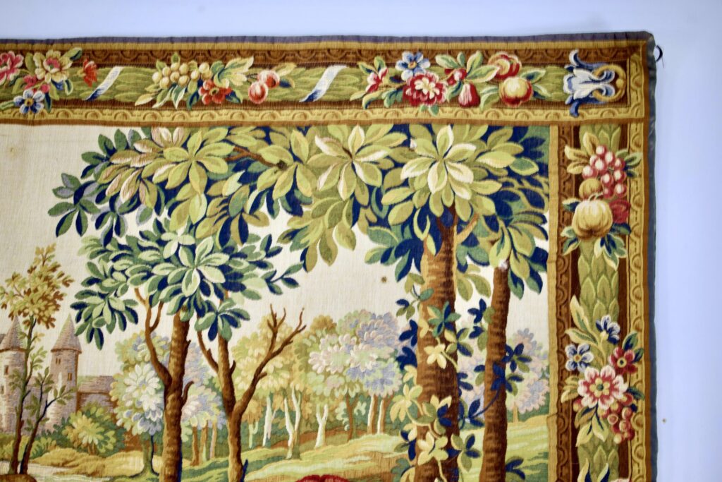 Вінтажний гобелен «Повернення з полювання»