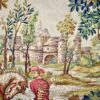 Вінтажний гобелен «Повернення з полювання»