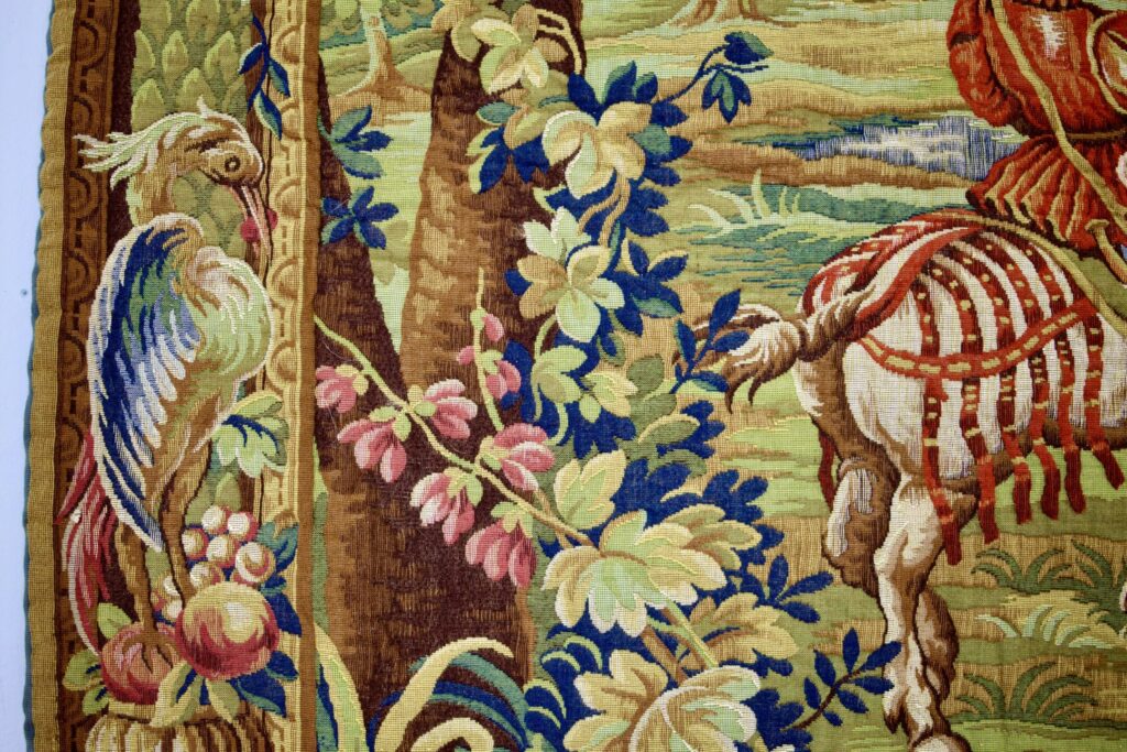 Вінтажний гобелен «Повернення з полювання»