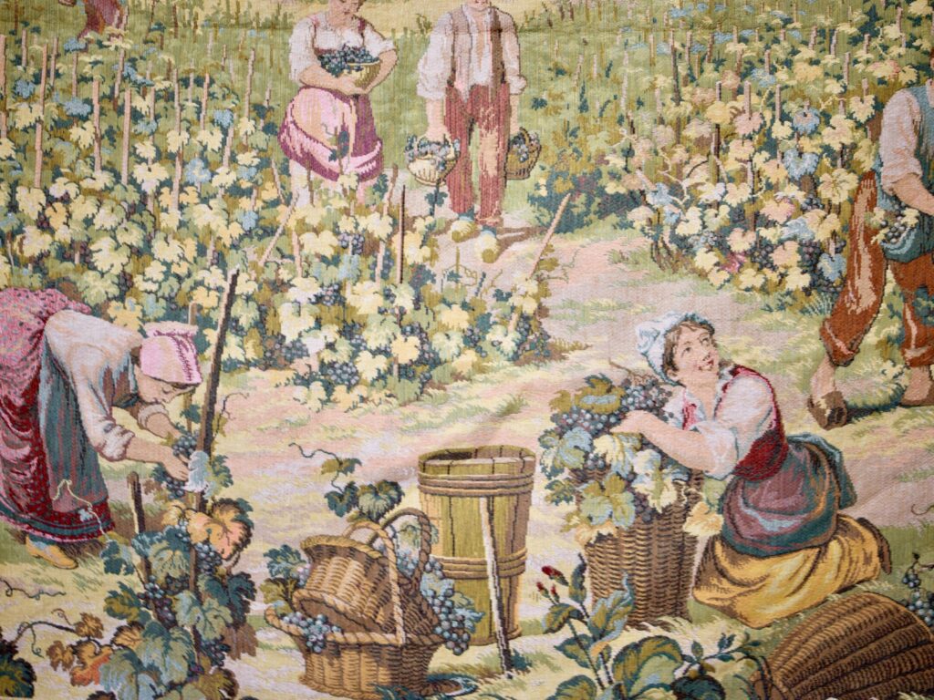 IMG_1245 Вінтажний гобелен «Збір винограду»