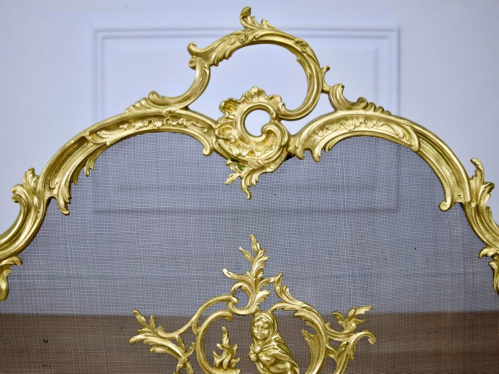 IMG_1540 Антикварний камінний екран у стилі Рококо