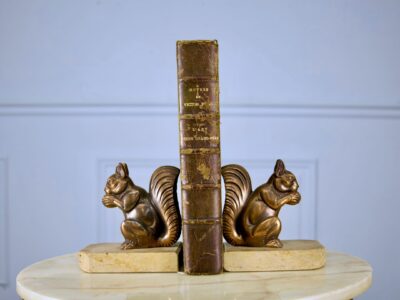 IMG_1584 Антикварні обмежувачі для книг (букенди) «Білки»