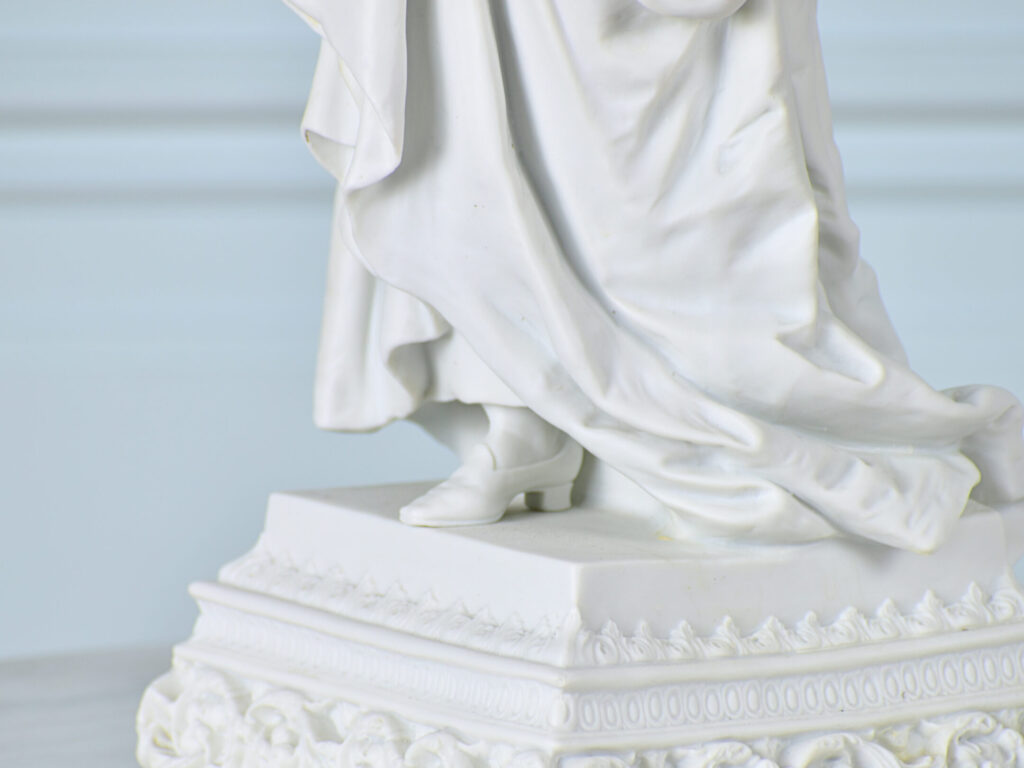 Парні антикварні скульптури «Мефістофель та Маргарита»