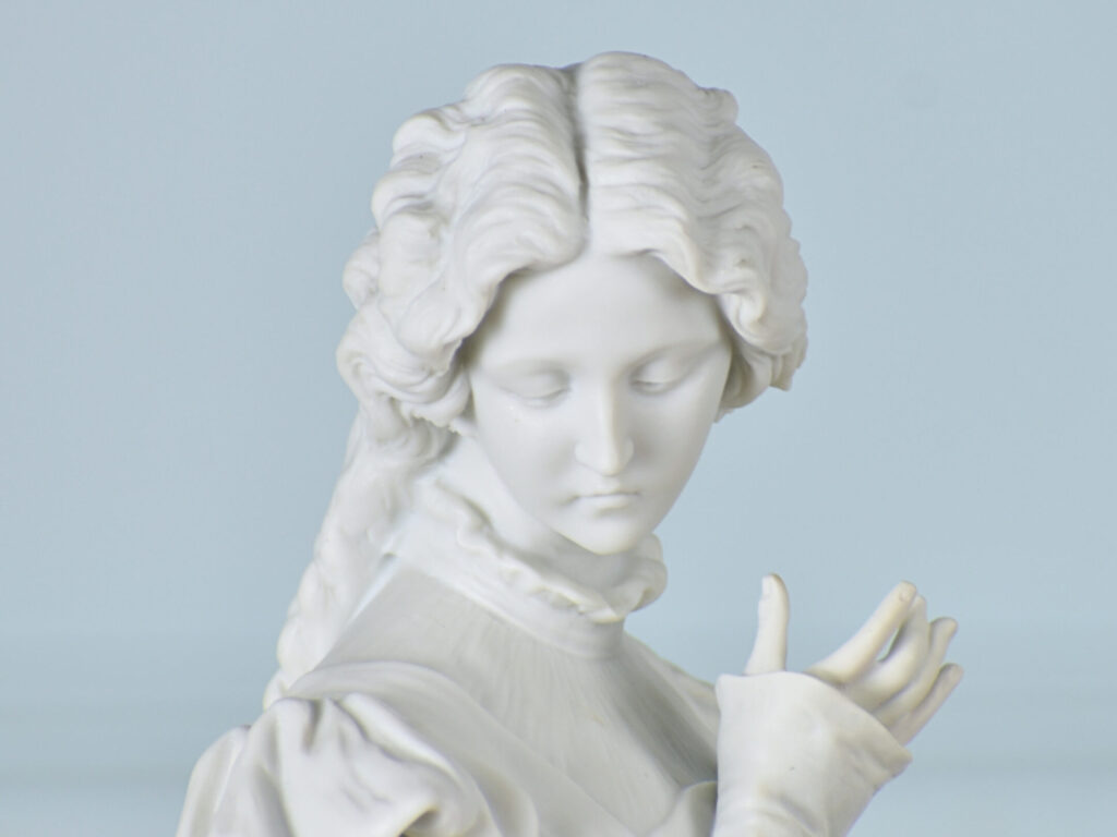 Парні антикварні скульптури «Мефістофель та Маргарита»