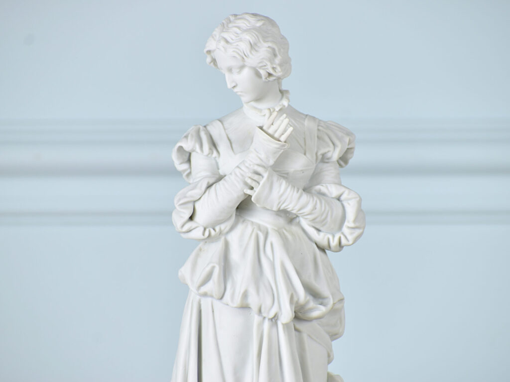 Парні антикварні скульптури «Мефістофель та Маргарита»