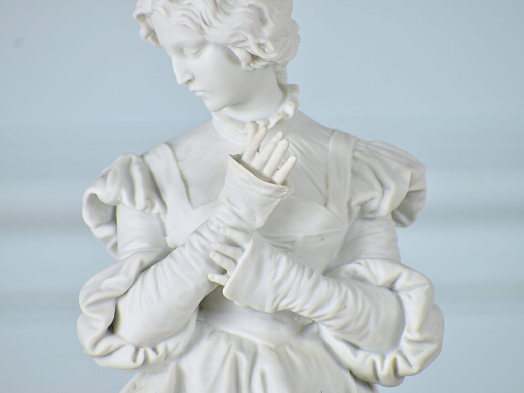 Парні антикварні скульптури «Мефістофель та Маргарита»