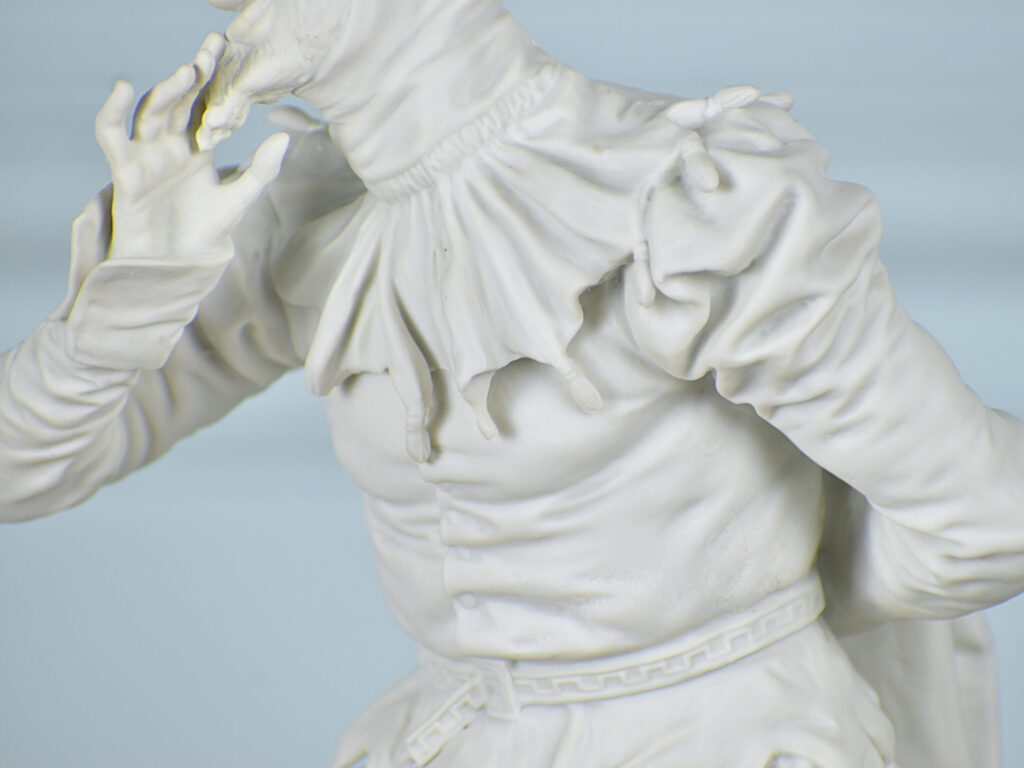 Парні антикварні скульптури «Мефістофель та Маргарита»