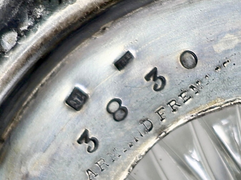 Антикварна посріблена ваза/бонбоньєрка, Armand Frenais